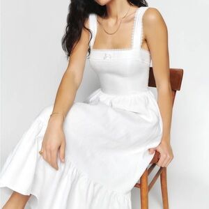 Reformation Rowen Linen Dress